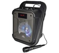 qtx Efecto Aqua: altavoz portátil Bluetooth a prueba de salpicaduras con espectáculo de luz LED | 20 W