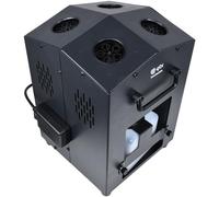 QTX Máquina de Burbujas Tetra | Máquina Profesional de Burbujas de 4 Ruedas de Alto Rendimiento con Control Remoto inalámbrico y Tanque de 1.2 L | Generador de Burbujas portátil para Fiestas, Bodas