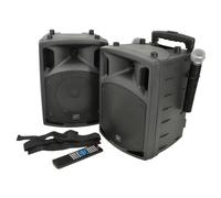 QTX PAV8 8 Portable PA Set With Wireless Microphones