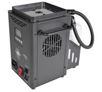 QTX VertiBox - Máquina de niebla LED vertical compacta | Efecto de humo y luz portátil para DJs, discoteca en casa, escenario, Navidad y Halloween | Control remoto inalámbrico, DMX, LED RGB