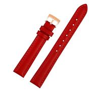 QTYQWC Correa de reloj de cuero vacuno para mujer, 10 mm, 12 mm, 14 mm, 16 mm, 18 mm, correa universal de cuero genuino