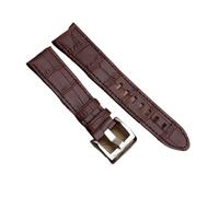 QTYQWC Correa de Reloj de Piel auténtica de 22 mm para Hombre, Compatible con Montblanc Star 36065, Correa de Reloj, Pulsera, marrón, Negro y Azul