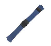 QTYQWC Correa de Reloj de Silicona para Ulysse-Nardin Marine, Resistente al Agua, de Goma, Deportiva, 25 x 12 mm, para Hombre