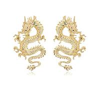 QTYQWC Jewelry Pendientes de Mujer, Pendientes de Cobra egipcia, Pendientes de joyería egipcia de Serpiente para Mujer, joyería de Moda para Mujer, Regalos de Puck Rock de Egipto para Novia, Esposa,