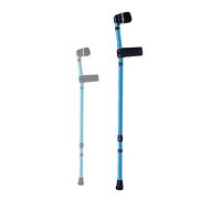 QTYQWC Muletas para Adultos, muleta médica del antebrazo, 10 Paradas Ajustables, cómodas en la muñeca, muleta Plegable, Agarre cómodo Absorbente