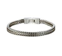 QTYQWC Nuevas Pulseras de Cadena Masculina Unisex 2026, una Pulsera de Enlace de Trigo de Dos Hilos de Acero Inoxidable de Acero Inoxidable de Acero Inoxidable.