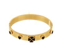 QTYQWC Nuevo 2025 Classic 316L Acero inoxidable Reducir brazaletes para mujeres Glass Glass Pulseras Mujeres Pulseras Decoración de moda impermeable Joya Luxury With You Accessors Best For Gift