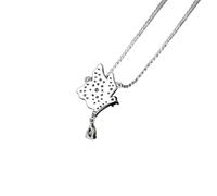 QTYQWC Nuevo 2025 Llegada Flying Butterfly Cubic Zirconia Collares Brillantes Cadenas Colgantes Originales para Mujeres Sus Accesorios de Boda con Sus Accesorios de Moda