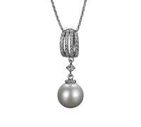 QTYQWC Nuevo 2025 Llegada Moda Zirconia Imitación Pearl Colgante Collar de Moda
