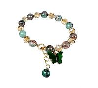 QTYQWC Pulseras La Mujer Vendedora De Liuyue Es Un Conjunto De Pendientes Y Pulseras Amigos Dulces Y Luminosos