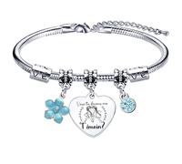 QTZXZX Cadeau Témoin Bracelet Témoin mariage veux tu etre ma temoin mariage Cadeau Témoin Bracelet annonce temoin mariage Cadeau Témoin de Mariage Demande Demoiselle d'Honneur, L, Acier inoxydable, No