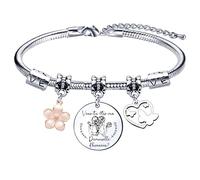 QTZXZX Cadeau Témoin Bracelet Témoin mariage veux tu etre ma temoin mariage Cadeau Témoin Bracelet annonce temoin mariage Cadeau Témoin de Mariage Demande Demoiselle d'Honneur, L, Acier inoxydable, No
