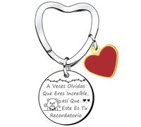 QTZXZX Llavero Gift Woman, Llavero Gift Friend, Llavero Amistad, Gift Friend Sister Keychain, Gift Friend Keychain, Llavero Mujer“A Veces Olvidas Que Eres Increíble, así Que Este Es Tu Recordatorio”