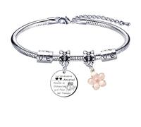 QTZXZX Pulsera de la Amistad - Regalos Originales para Amigos - La Verdadera Amistad Resiste la Distancia y el Paso del Tiempo