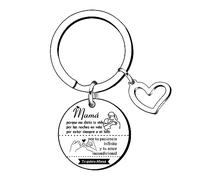 QTZXZX Regalo de cumpleaños de mamá, pulsera de mamá hija, pulsera de mujer, mamá, hija,regalo de mamá, pulsera de mamá e hijalos madres y las hijas (2)