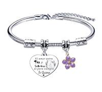 QTZXZX Regalo de tia，regalo de tia para sobrina，regalo de cumpleaños para tia，regalo para mi tia de navidadEl amor entre Tía y Sobrina es para siempre Te Quiero