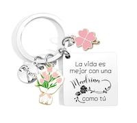 QTZXZX Regalo Madrina Llavero¿Quieres Ser Mi Madrina? bautizo propuesta Regalo Original de Madrinas Regalos Navidad Madrina Ideas Regalo Madrina Bautizo Llavero para Una Madrinas (6)