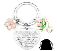 QTZXZX Regalo Madrina Llavero¿Quieres Ser Mi Madrina? bautizo propuesta Regalo Original de Madrinas Regalos Navidad Madrina Ideas Regalo Madrina Bautizo Llavero para Una Madrinas
