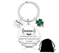 QTZXZX Regalo Padrino Llavero¿Quieres Ser Mi Padrino? bautizo propuesta Regalo Original de Padrino Regalo Padrino Regalos Navidad Padrino Ideas Regalo Padrino Bautizo Regalos para Un Padrino