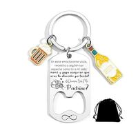 QTZXZX Regalo Padrino Llavero¿Quieres Ser Mi Padrino? bautizo propuesta Regalo Original de Padrino Regalo Padrino Regalos Navidad Padrino Ideas Regalo Padrino Bautizo Regalos para Un Padrino (1)