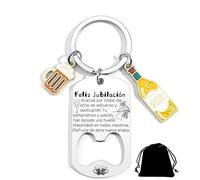 QTZXZX Regalos jubilación Llavero - Regalos jubilación - Regalo jubilación hombre - Regalo jubilación mujer - Feliz jubilación - Regalos originales para jubilación (1)