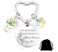 QTZXZX Regalos para Damas de honor Llavero Ideas originales Quieres ser mi Dama de Honor Detalle idea regalos originales Peticion Damas de honor regalo boda novios (Dama) (2)