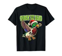 Quack from The Duck, Divertido Papá Noel, Zombi, ánade Real, Navidad Camiseta