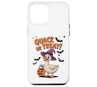Quack or Treat Funny Goose Geese Duck Halloween Costume Carcasa para iPhone 12 Pro MAX