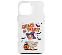 Quack or Treat Funny Goose Geese Duck Halloween Costume Carcasa para iPhone 13 Pro MAX