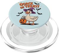Quack or Treat Funny Goose Geese Duck Halloween Costume PopSockets PopGrip para MagSafe