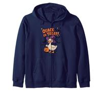 Quack or Treat Funny Goose Geese Duck Halloween Costume Sudadera con Capucha