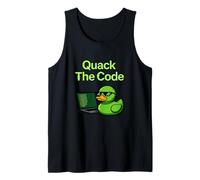 Quack The Code Coder Programación Ciencias de la Computación Camiseta sin Mangas