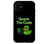 Quack The Code Coder Programación Ciencias de la Computación Carcasa para iPhone 11