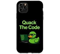Quack The Code Coder Programación Ciencias de la Computación Carcasa para iPhone 11 Pro MAX