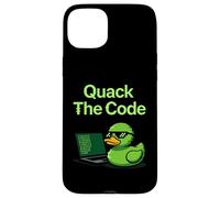 Quack The Code Coder Programación Ciencias de la Computación Carcasa para iPhone 15 Plus