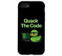 Quack The Code Coder Programación Ciencias de la Computación Carcasa para iPhone SE (2020) / 7/8