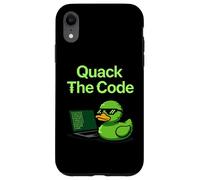 Quack The Code Coder Programación Ciencias de la Computación Carcasa para iPhone XR