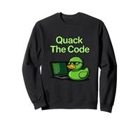 Quack The Code Coder Programación Ciencias de la Computación Sudadera