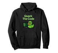 Quack The Code Coder Programación Ciencias de la Computación Sudadera con Capucha