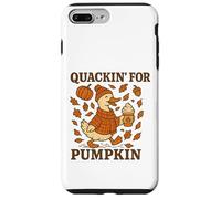 Quackin For Pumpkin, Bonito y Acogedor Pato otoñal Carcasa para iPhone 7 Plus/8 Plus