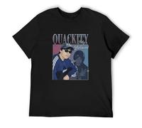 Quackity My Beloved Merch Mens T-Shirt Summer Casual Fashion Printed Harajuku 100% Cotton Short Sleeved Top Loose tee Tops Streetwear Size XXL