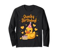Quacky Birthday - Pato de Goma para niñas Manga Larga