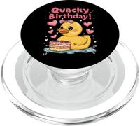 Quacky Birthday - Pato de Goma para niñas PopSockets PopGrip para MagSafe