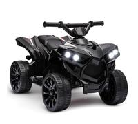Quad Eléctrico Infantil, Coche Eléctrico Infantil 6V 4.5A con LED y Música, 1.5-3 Km/h, Claxon, ATV para Niños 3+.