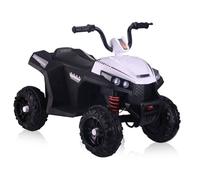 Quad Eléctrico Infantil LEAN TOYS 2x45W EVA LED ATV Blanco Miniquad