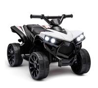 Quad eléctrico Niño 6V, coche eléctrico para niños con LED y música, 1,5-3 Km/h, cuerno, Quad todoterreno para niños de 3 años