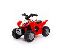 Quad electrico niño Modelo Honda H3 | Quad niño 6 Voltios Potencia Luces y Sonidos, Pedal Aceleración y Arranque Suave (Rojo)