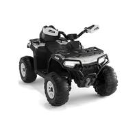 Quad Eléctrico Niños, Batería Recargable 12V, LED Y Música, Puerto USB, Conexión Inalámbrica, Velocidad 3km/h, 3-8 Años, Blanco