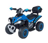 Quad eléctrico para niños con batería de litio 8,4 V 4,5 Ah - Quad M i n i n i i i moto ride-on | luces y sonidos, diseño realista - G l o b o juguetes (BLU)