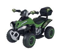Quad eléctrico para niños con batería de litio 8,4 V 4,5 Ah - Quad M i n i n i i moto ride-on | luces y sonidos, diseño realista - G l o b o juguetes (verde)